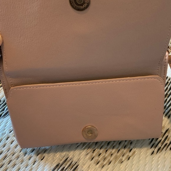Madison West Pink Crossbody Cellphone Bag with Gold Hardware - Picture 4 of 9